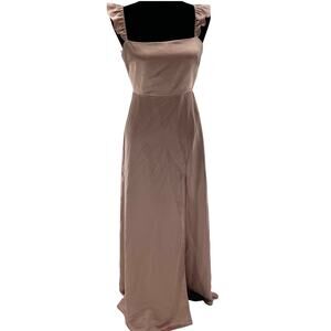 Social Bridesmaids Pink cutout back dress size 6